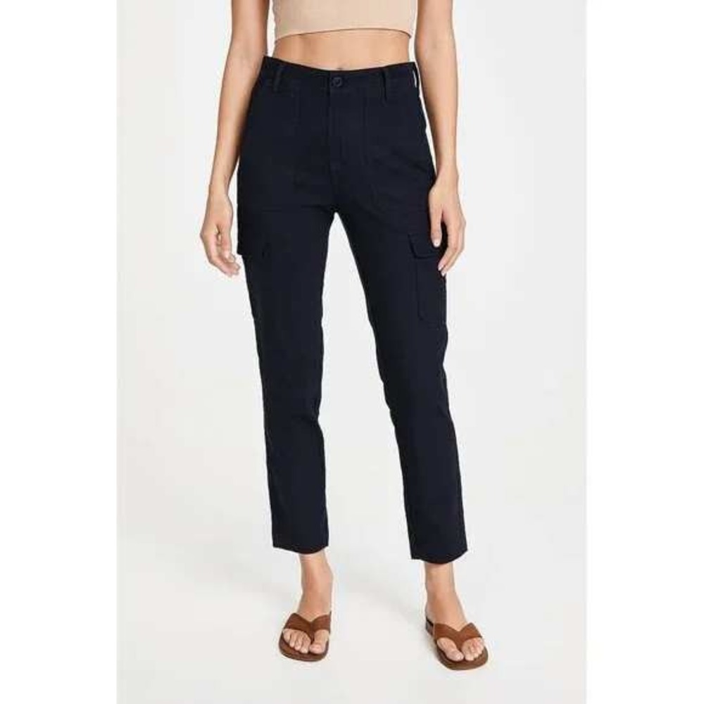J. Crew Womens Cropped Cargo Pants Blue Size 29P Utility‎ Style Casual